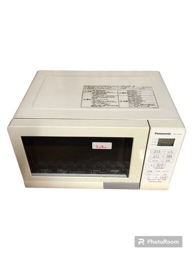 ☆中古￥6,000！Panasonic　パナソニック　オーブンレンジ　家電　2019年製　NE-T15A3-W型　【BJ210】