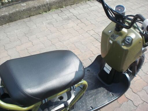 AF58 ズーマー キャブ車 カーキ サイドスタンド付き バッテリー/グリップ/プラグなど新品交換済み AF58 ズーマー キャブ車 カーキ サイドスタンド付き バッテリー