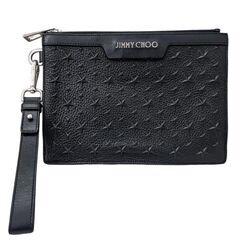 【JIMMY CHOO】ジミーチュウ スターエンボス クラッチバ...