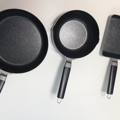 フライパン　鉄製　3SET