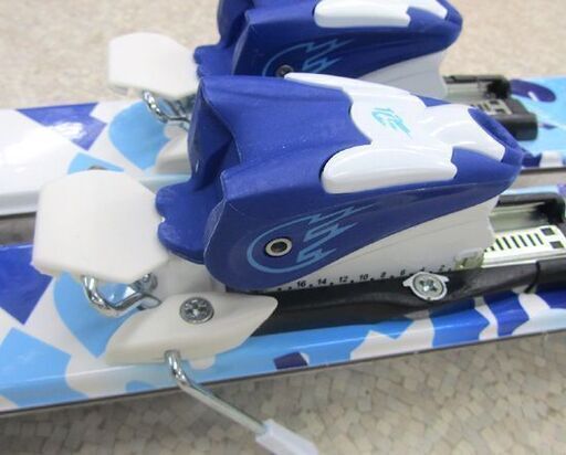 KAZAMA 116cm ジュニアスキー SPAX-J 子供用 カービングスキー ブルー