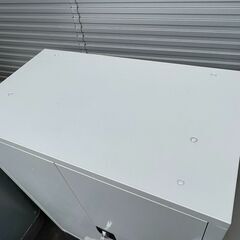 Ceha/チェハ 4A スチール書庫3段 事務チェスト 棚 収納 ホワイト 