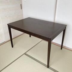 【取引中、受付終了】ダイニングテーブル　4人　木目　ブラウン　茶