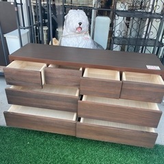 美品】 ワイドチェスト チェスト タンス 棚 寝室 リビング 衣類 収納