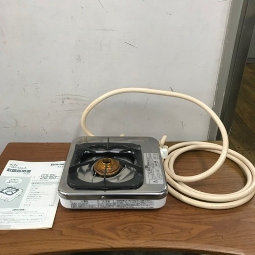 O2310-1022 リンナイ 一口ガスコンロ RTS-1ND 2000年製 都市ガス 汚れ有り 現状渡し