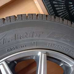 スタッドレスタイヤ+ホイール付　145/80　R13　ミラ・ミラアヴィ