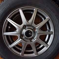 スタッドレスタイヤ+ホイール付　145/80　R13　ミラ・ミラアヴィ