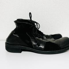 ヨウジヤマモト プールオムYohji Yamamoto POUR HOMME パッチワークチャッカーブーツ 
