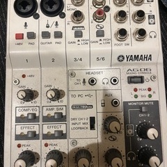 早い者勝ちYAMAHA アンプ　AG06 マイク