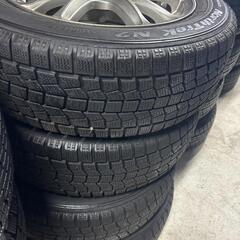 ❄️ヤリス、アクア、ヴィッツ、ノート、ポルテ等に！アルミホイール付国産スタッドレスタイヤ入荷しました⛄