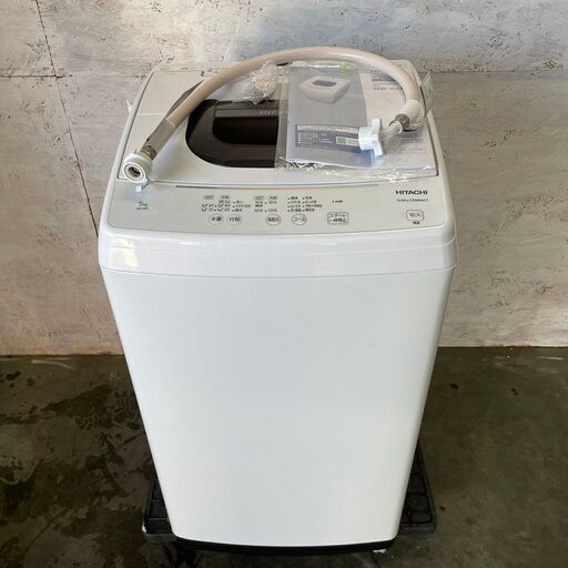 【HITACHI】 日立 全自動電機洗濯機 5㎏ NW-50F 2021年製