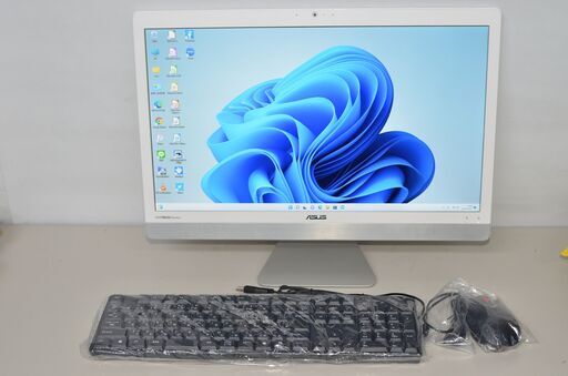 中古一体型パソコン ASUS V221ID Windows11+office Celeron-J3355/新品SSD256GB/メモリ4GB/21.5インチ/webカメラ/無線内蔵