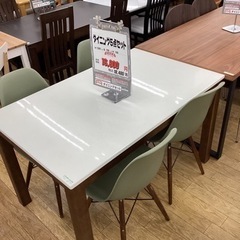 KJ-68【新入荷 リサイクル品】ダイニング5点セット 白天板