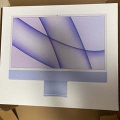 【ネット決済】2021 iMac 16GB パープル 美品