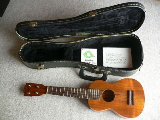 ＊値下げしました ￥50.000円→￥35.000円＊ G-String soprano ソプラノウクレレ（トップはハワイアンコア単板、サイドバックもハワイアンコア単板）
