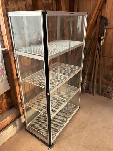 栽培用温室ガラスケース棚