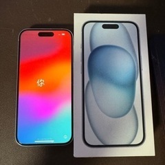 iPhone15 128G ブルー　simフリー