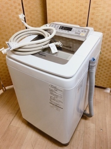 【引取】Panasonic パナソニック NA-FA80H2 2015年製 8.0kg 全自動洗濯機