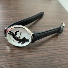 腕時計　黒猫