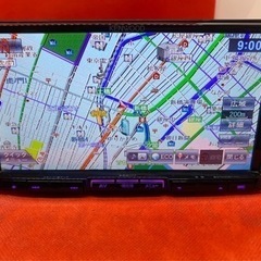 KENWOOD 上級ナビ　MDV-535DT フルセグTV 新品バックカメラ付き　し8