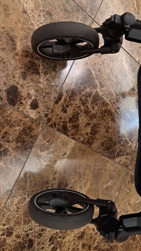 ベビーカー BASISランフィ RA9 リラックスデニム 新品の純正レイン