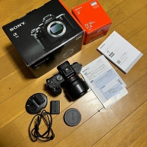 Sony Fullframe カメラ a7ii FE50f18レンズ付き