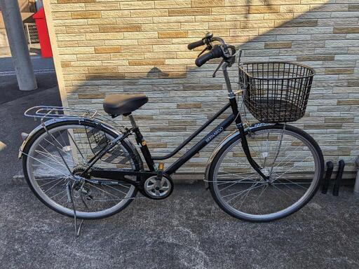 中古自転車 6段変速 27インチLEDオートライト 軽整備済み 防犯登録対応 町田市 相模原市151SO