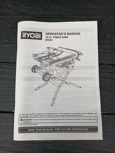 ⭐最終値下げ！ 希少 リョービ テーブルソー 折り畳み式 移動式 BTS21