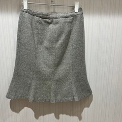 冬スカート　マーメイド型