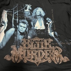 BLUEMURDER 1989年ワールツアーTシャツ