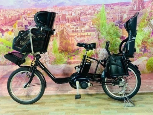 ❶5787子供乗せ電動アシスト自転車Panasonic20インチ良好バッテリー