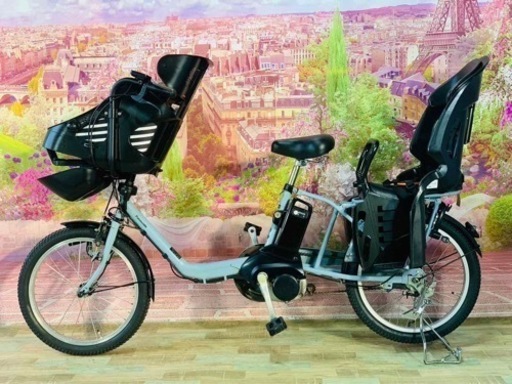 ❶5793子供乗せ電動アシスト自転車Panasonic20インチ良好バッテリー