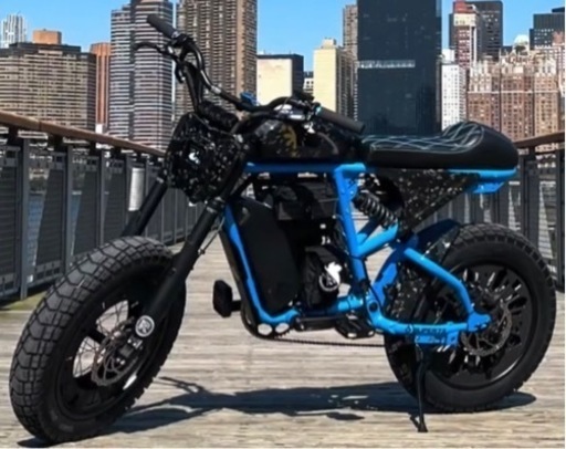 super73その他ebikeカスタムオーダーメイド特注自転車サドルシート2人乗り可能ロングシート