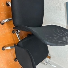 オフィスチェア　２脚　ばら可能　椅子　イス　チェア