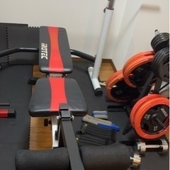 引越しの為10/29までベンチ、懸垂器具、ダンベル一式