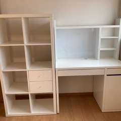【決定してます】IKEA 学習机　棚　セット