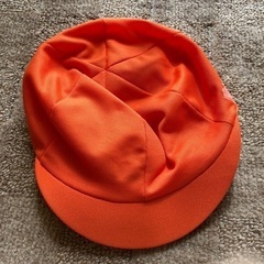 園　帽子　フリー　オレンジ