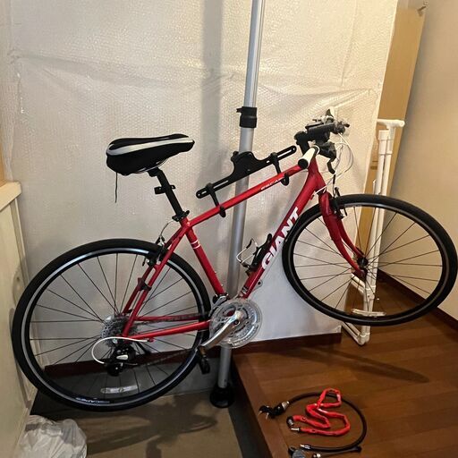 クロスバイク GIANT ESCAPE R3 空気入れやチェーン、ディスプレイラック等 フルセット