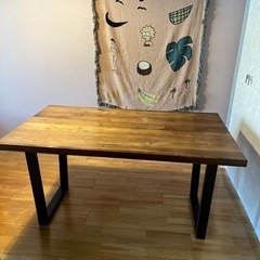 美品】|テーブル| |ダイニングテーブル| ウォールナット無垢