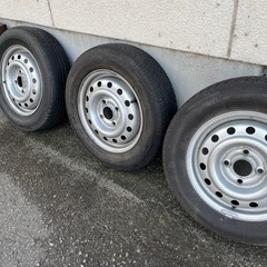 155/70R13 タイヤホイール　3本