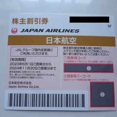 JAL 国内線５０％割引券（株主優待券）全国郵送可 24年11月有効