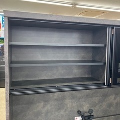 ✨お値下げ致しました。✨Pamoma/パモウナ✨定価183,800円 セラミカネロ 2面レンジボード 食器棚 ストーン柄 IDC大塚家具取り扱い カップボード ベトングレー ピアノベトン メルクリオ ノッティブラウン