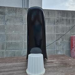 ゼファー400 三段シート 黒エナメル