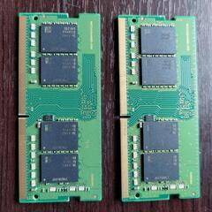 ノート用メモリ8G ×2 DDR4 samsung