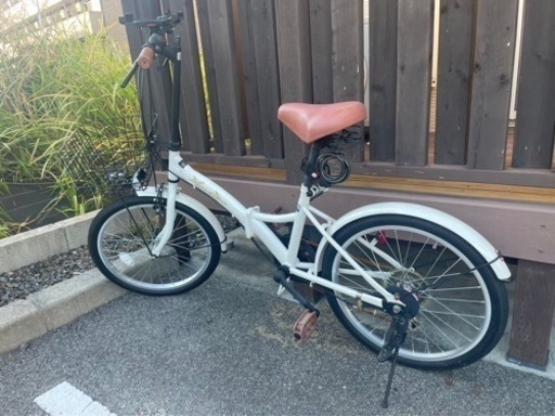 【※11月1日まで！！】折り畳み自転車【付属品あり】