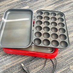 動作品、ホットプレートとたこ焼き器