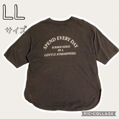 【レディース】綿100% ラウンドTシャツ　LLサイズ