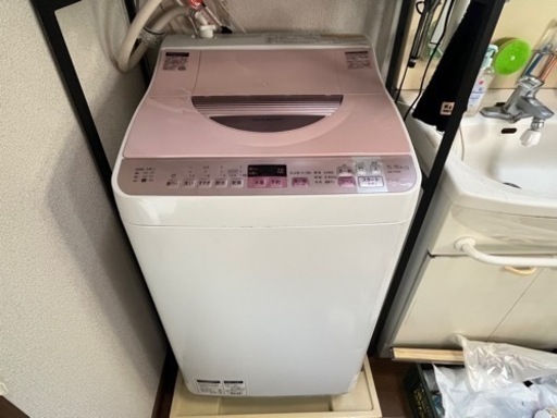 【受渡決定】SHARP 電気洗濯乾燥機 ES-TX5A-P