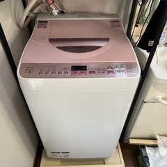 【受渡決定】SHARP 電気洗濯乾燥機 ES-TX5A-P
