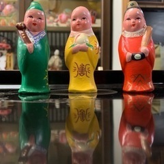 中国恵山泥人形　3体セット